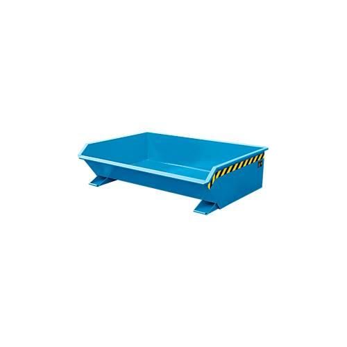 Kipp-Behälter Bauer Mini Typ MGU 610, besonders niedrige Bauhöhe, blau