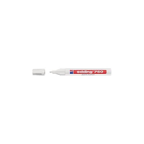 EDDING Lackmarker 750, 2-4 mm, weiß, 1 Stück