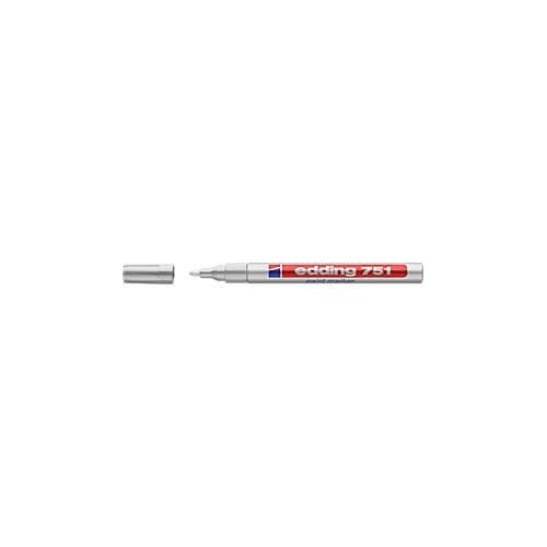 EDDING Lackmarker 751, 1-2 mm, silber, 1 Stück