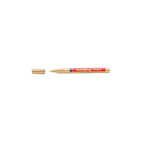 EDDING Lackmarker 751, 1-2 mm, gold, 1 Stück