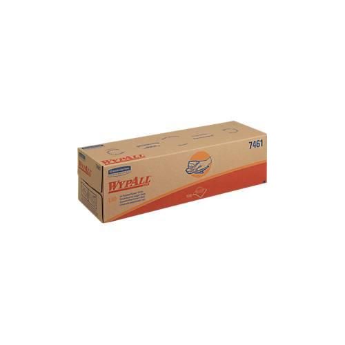 WypAll® L40 Wischtücher, 1-lagig, L 250 x B 410 mm, Papier, weiß, 8 Zupfboxen mit jeweils 100 Tüchern