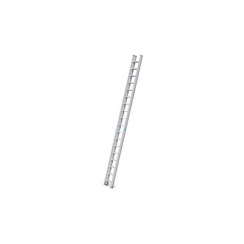 Alu-Schiebeleiter Stabilo, 2teilig, 2 x 18 Sprossen, mit Traverse und Trigon-Traverse
