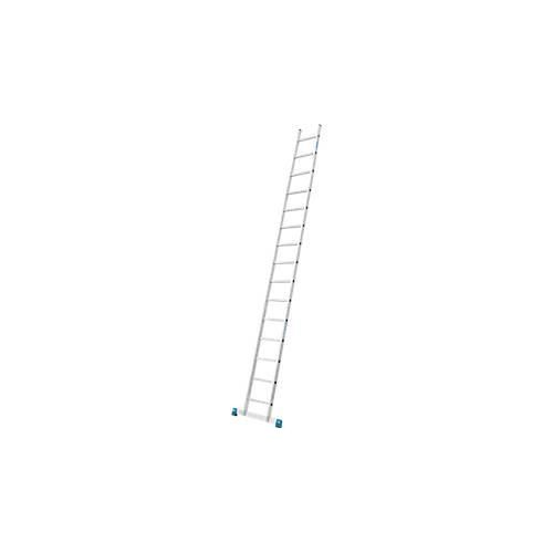 Alu-Anlegeleiter Stabilo, 15 Sprossen, mit Traverse
