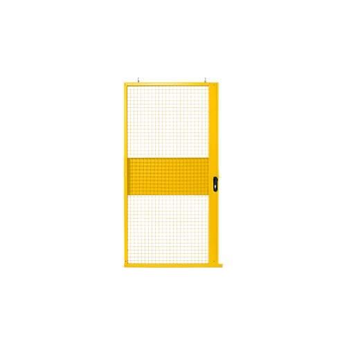 Schiebetür, für Gittertrennwandsystem, B 1110 x H 2110 mm, gelb