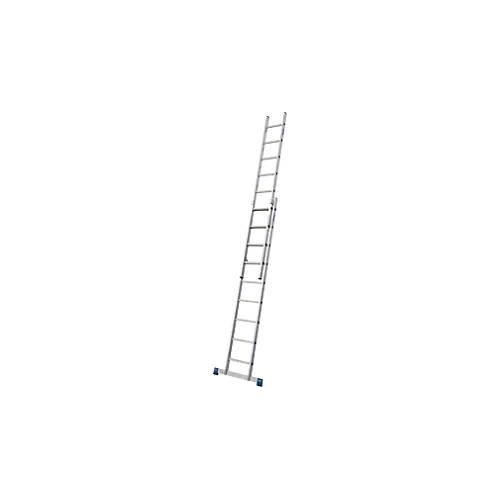 Alu-Schiebeleiter Stabilo, 2teilig, 2 x 9 Sprossen, mit Traverse