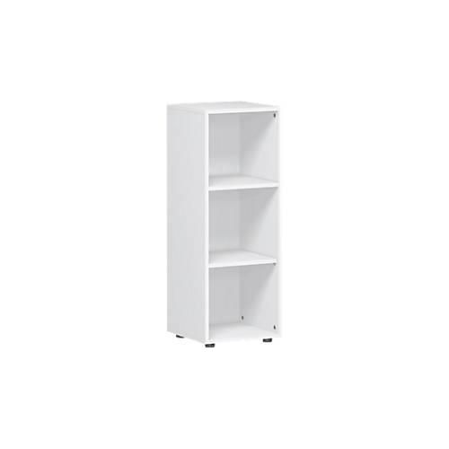 Regal PALENQUE, 3 OH, B 400 x T 400 x H 1104 mm, weiß
