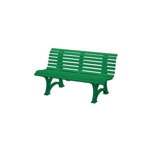 Parkbank, 3-Sitzer, L 1500 mm, grün
