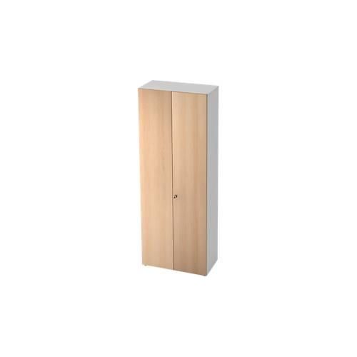 Aktenschrank TOPAS LINE, 6 Ordnerhöhen, B 800 mm, weiß/Eiche