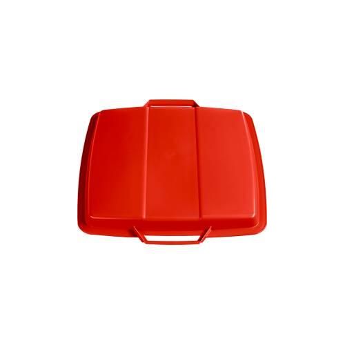 Deckel für Abfallbehälter 90 Liter, rot