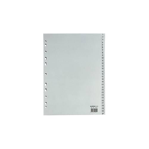 Schäfer Shop Select Recycling-Register DIN A4, Zahlen 1-31, einzeln