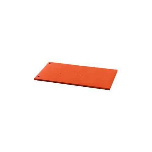 Trennstreifen-Folien, Polypropylen, unifarben, 100 Stück, rot