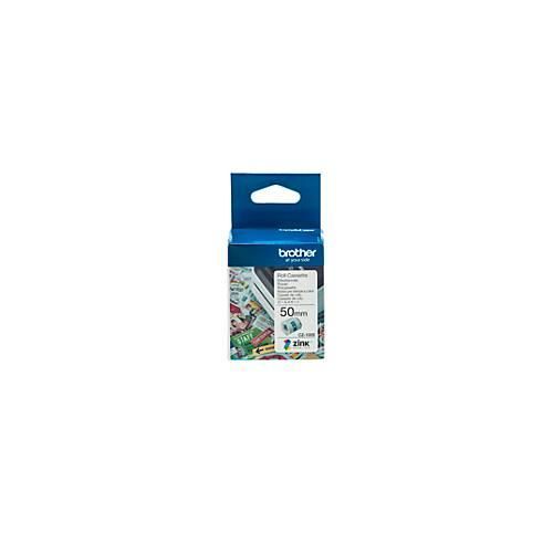 Farb-Etikettenrollen f. Brother VC-500W, selbstklebend, L 5000 mm x B 50 mm
