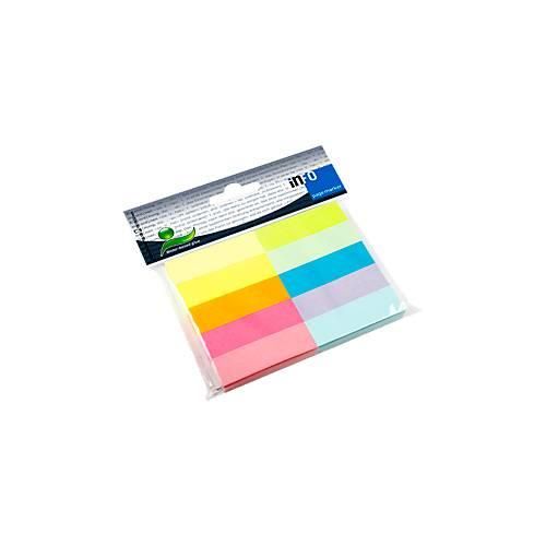 Page Marker Info Note, 10 x 100 Haftnotizen in unterschiedlichen Farben, B 50 x H 15 mm