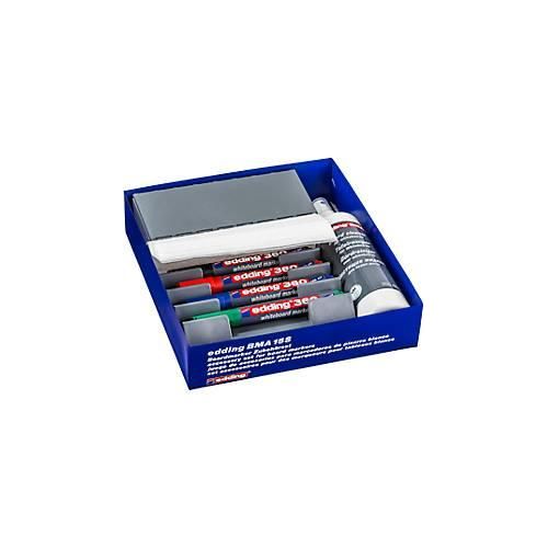 Whiteboard Zubehörset edding e-BMA 15S, 27 Teile, zum Schreiben & Reinigen