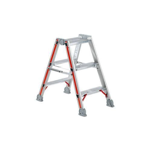 Tritt aus Aluminium, 3 Stufen