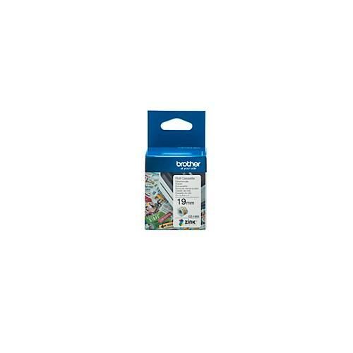 Farb-Etikettenrollen f. Brother VC-500W, selbstklebend, L 5000 mm x B 19 mm