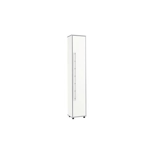 Schäfer Shop Select Aktenschrank Moxxo IQ, Holz, 5 Böden, 6 OH, B 401 x T 362 x H 2166 mm, weiß