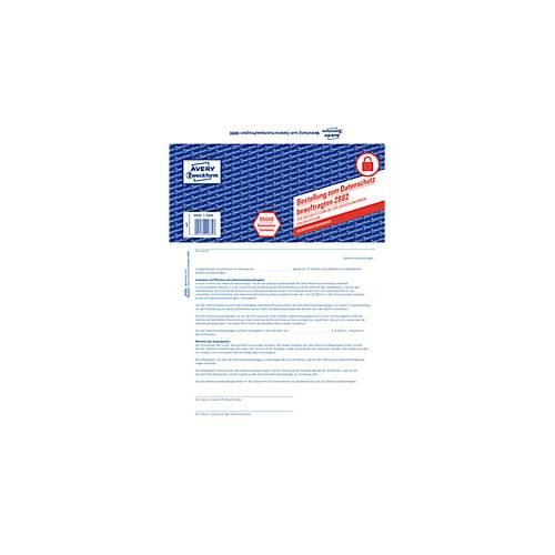 Avery Zweckform Bestellung zum Datenschutzbeauftragten, A4, selbstdurchschreibend, 2-fach-Satz