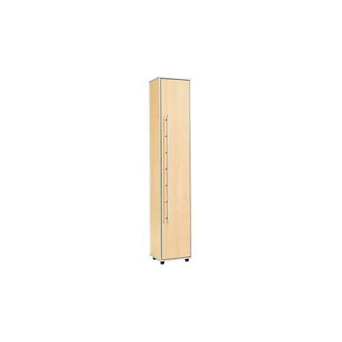 Schäfer Shop Select Aktenschrank Moxxo IQ, Holz, 5 Böden, 6 OH, B 401 x T 362 x H 2166 mm, Ahorn-Dekor