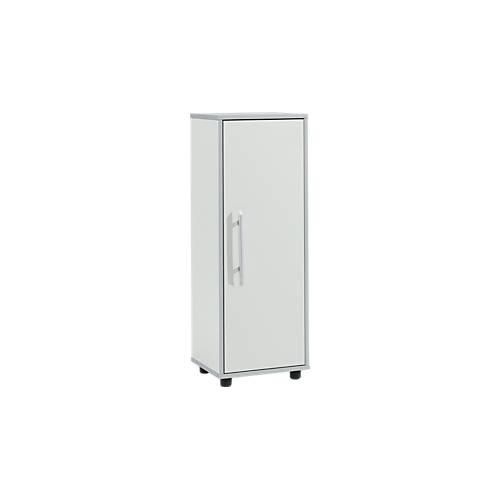 Schäfer Shop Select Aktenschrank Moxxo IQ, Holz, 2 Böden, 3 OH, B 401 x T 362 x H 1115 mm, lichtgrau