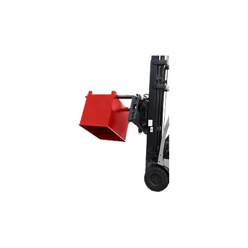 Behälter für Routenzüge Typ C 80, für Feststoffe, 3-fach stapelbar, Inhalt 0,8 m³, bis 1000 kg, feuerrot RAL 3000