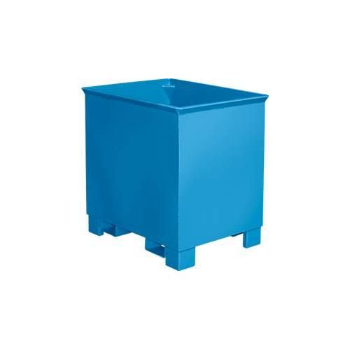 Behälter für Routenzüge Typ C 30, für Feststoffe, 3-fach stapelbar, Inhalt 0,3 m³, bis 500 kg, lichtblau RAL 5012