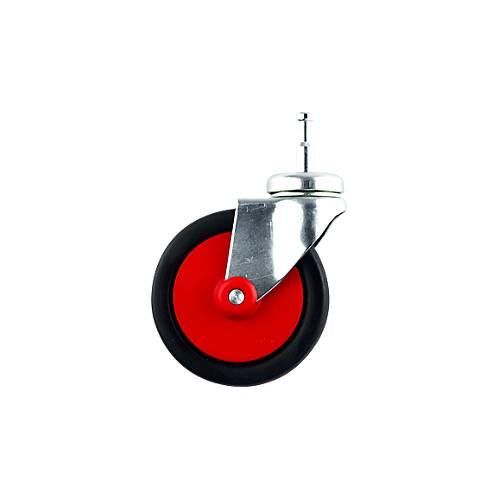 Lenkrolle CLAX®, Ersatzteil für das CLAX® Klappmobil, drehbar, ⌀ ca. 90 mm, rot