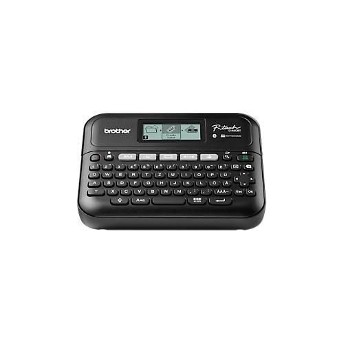 Beschriftungsgerät Brother PT-D460BTVP, Thermotransfer, für 3,5-18 mm breite TZe Schriftbänder, 30 mm/Sek., USB/Bluetooth, Zubehör