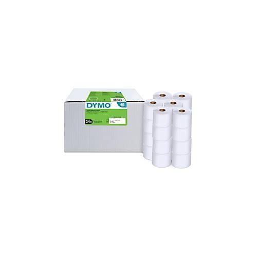 Adressetiketten Dymo® S0722390, 36 x 89 mm, für Internetmarken, permanenthaftend, Papier, weiß, 24 Rollen mit jeweils 260 Stück
