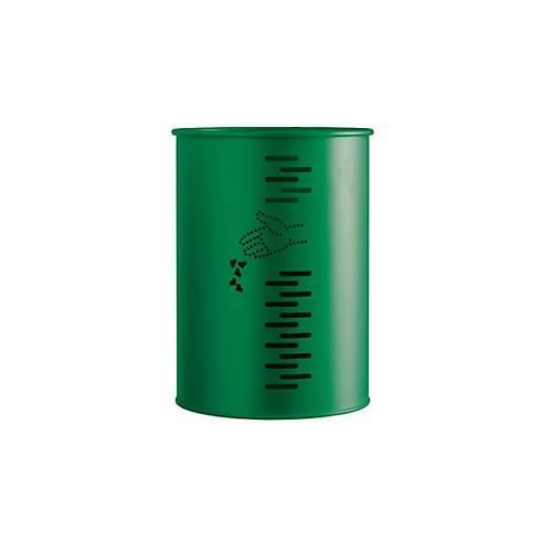 Abfallbehälter PIVO, rund, 22 L, grün