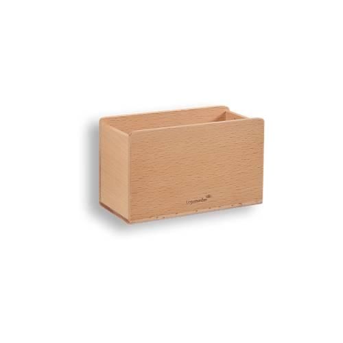 Whiteboard-Zubehörhalter Legamaster WOODEN, magnetisch, Tragkraft bis 400 g, B 150 x T 71 x H 90 mm, Buchenholz, lackiert