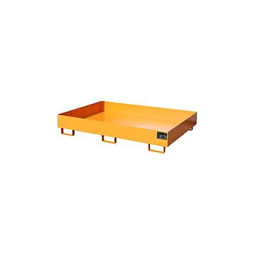 Regalwanne Typ RW/RW 1800, ohne Gitterrost, orange RAL2000