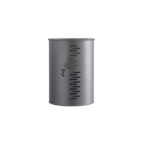 Abfallbehälter PIVO, rund, 22 L, mangangrau