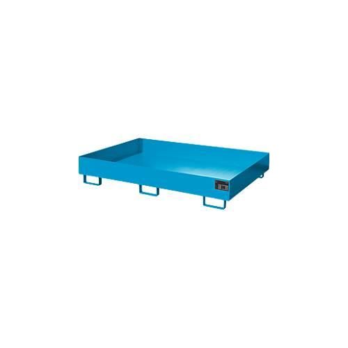 Regalwanne Typ RW/RW 1800, ohne Gitterrost, blau RAL5012