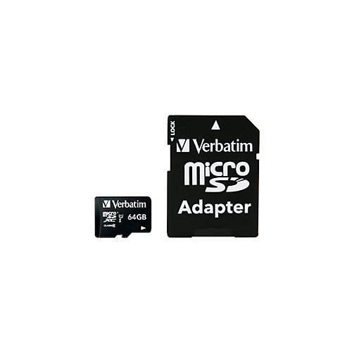 Verbatim Speicherkarte MicroSDHC/SDXC Premium, Speicherkapazität, 64 GB
