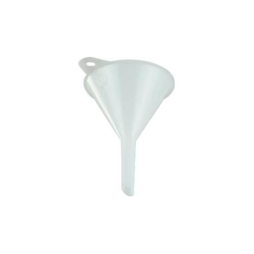 Universaltrichter, Ø 80 mm, Polyethylen (HDPE), lebensmittelecht, mit Öse und Entlüftungsrippen