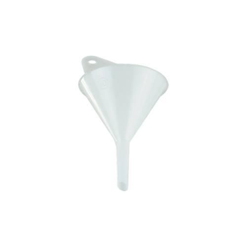 Universaltrichter, Ø 100 mm, Polyethylen (HDPE), lebensmittelecht, mit Öse und Entlüftungsrippen