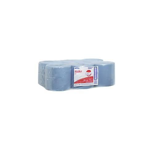 WYPALL* Wischtuch L-10 EXTRA Zentralentnahme RCS, aus Airflexmaterial, 3150 Tücher, 1-lagig, blau