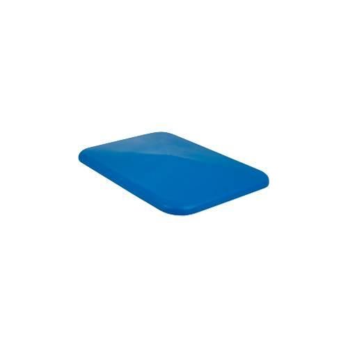 Deckel für Rechteckbehälter, Kunststoff, 340 l, blau