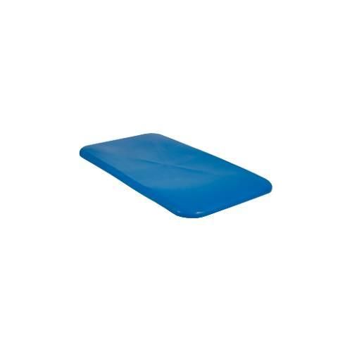 Deckel für Rechteckbehälter, Kunststoff, 450 l, blau