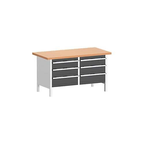 Kastenwerkbank KW-1578-2.5, anthrazitgrau