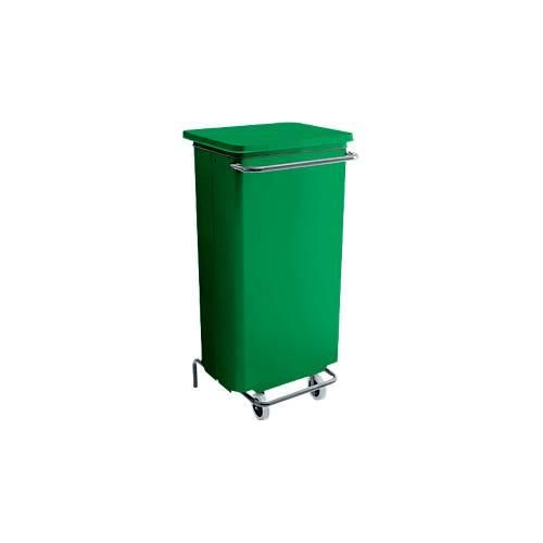 Abfallbehälter Conticolor, mit Pedal, Inhalt 110 Liter, grün