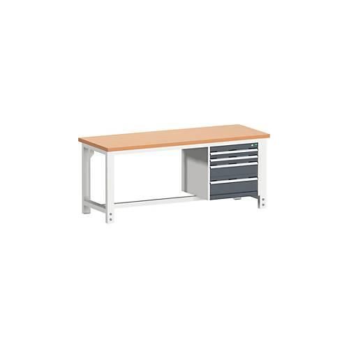 Werkbank W-2077/11-2.08, anthrazitgrau