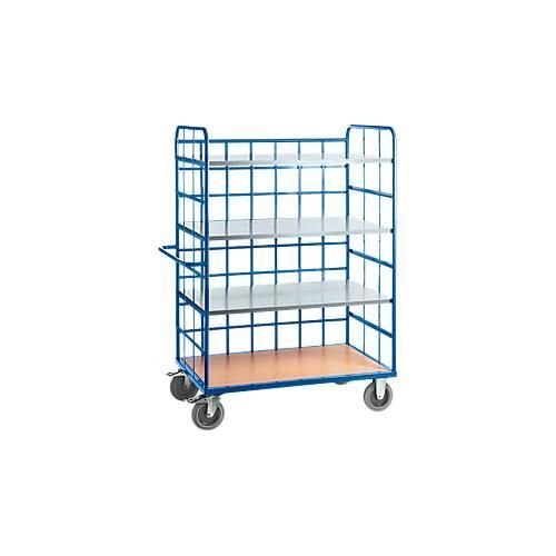 Gitter-Etagenwagen, 3 verz. Böden, L 1200 x 800 mm