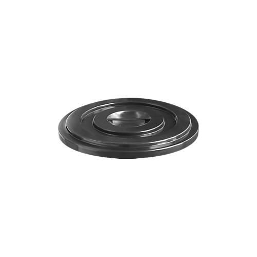 Deckel aus HDPE, 75 Liter, schwarz