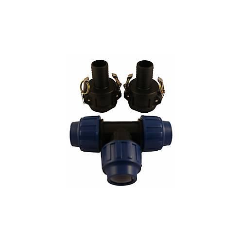 IBC Tankverbinder, Set für 2 Tanks, Erweiterung DN 40