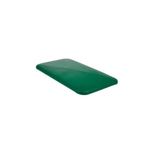Deckel für Rechteckbehälter, Kunststoff, 450 l, grün