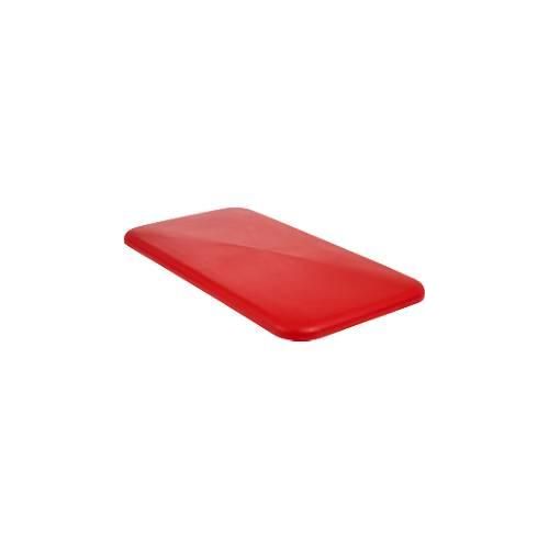 Deckel für Rechteckbehälter, Kunststoff, 450 l, rot