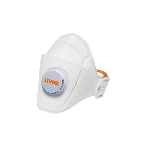 Atemschutzmaske Uvex silv-Air 5210 premium, FFP2 NR D, Faltmaske mit Ausatemventil, 15 Stück