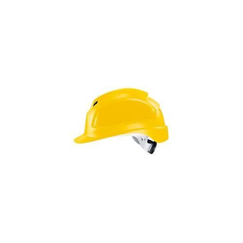 Schutzhelm Uvex pheos B-WR, EN 397, Schirm & Belüftung, Größen 52-61, gelb